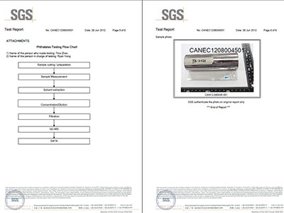 SGS檢測報告